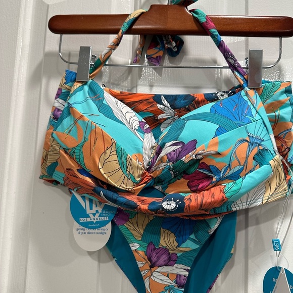 Wet Swimwear colorful bikini top and bottom NWT - Picture 4 of 7